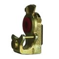 Midland Metal Emergency Gladhand, 12 FPT Port, Red Polyurethane Seal, Cast Iron, Red 39507